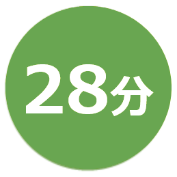 治療はたったの28分間座るだけ